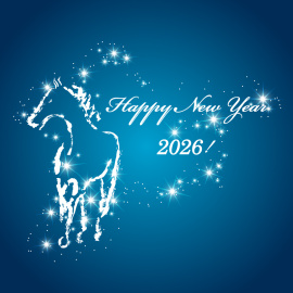 馬躍人間春-新年-電子卡片