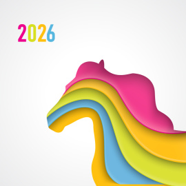 馬年開運 財勢如虹-新年-電子卡片